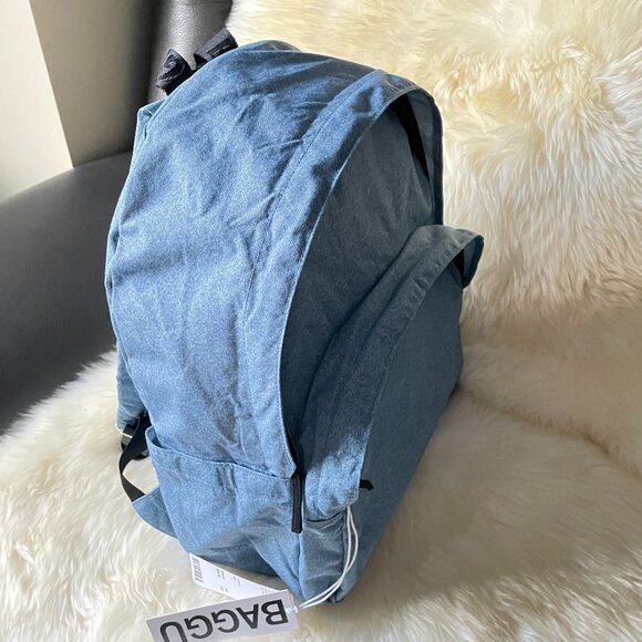NWT Baggu Large Nylon Backpack - Digital Denim main image 7